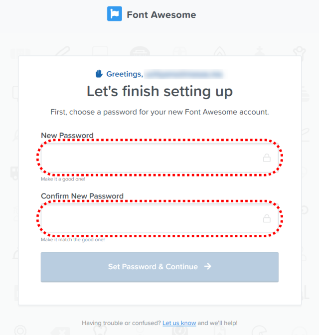 Font Awesome 5.9.0以降を使うためにアカウント登録を行う！