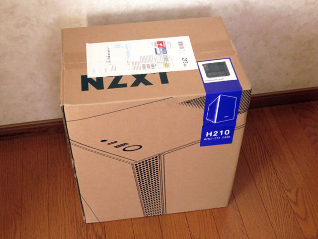 Mini-ITX専用PCケース NZXT H210 MATTE BLACK / BLACKを購入！