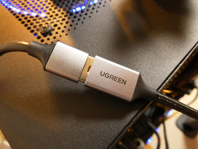 USBハブ用にUGREEN USB延長ケーブル USB3.0 5Gbps 0.5mを購入