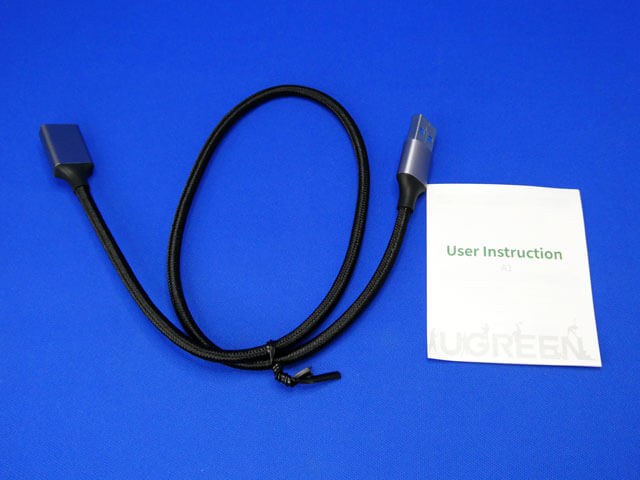 USBハブ用にUGREEN USB延長ケーブル USB3.0 5Gbps 0.5mを購入