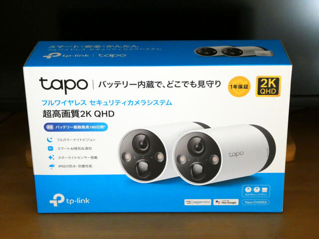レビューPR】TP-Link Tapo C420S2 フルワイヤレスセキュリティカメラ