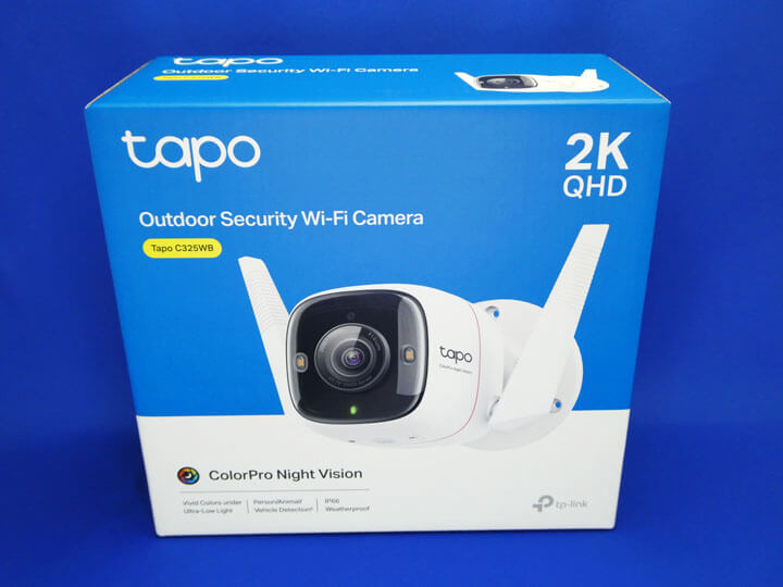 PRレビュー】TP-LInk Tapo C325WB | 屋外セキュリティWi-Fiカメラ