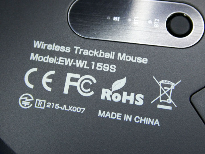 Ewin ワイヤレス トラックボールマウス EW-WL159Sを導入する！