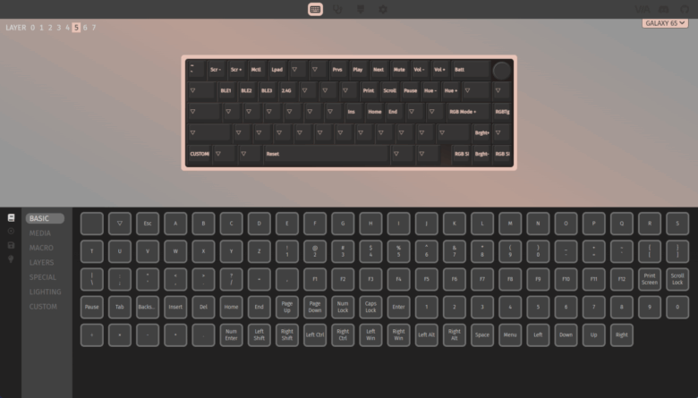 【PRレビュー】EPOMAKER Galaxy65 メカニカルキーボード