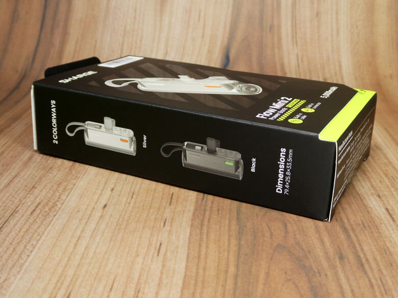 【PRレビュー】SHARGE Flow Mini 2 モバイルバッテリー