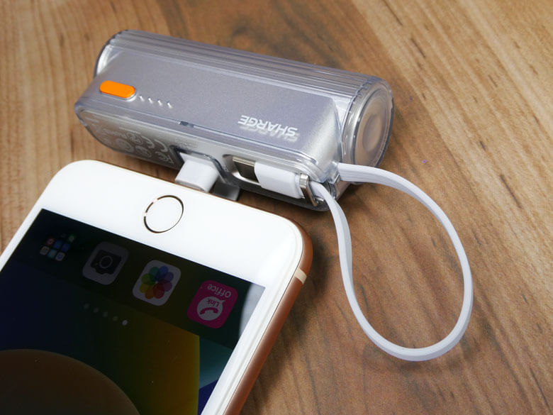 【PRレビュー】SHARGE Flow Mini 2 モバイルバッテリー