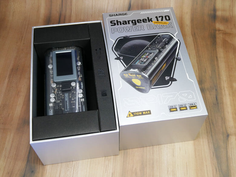 【PRレビュー】SHARGE Shargeek 170 Power Bank