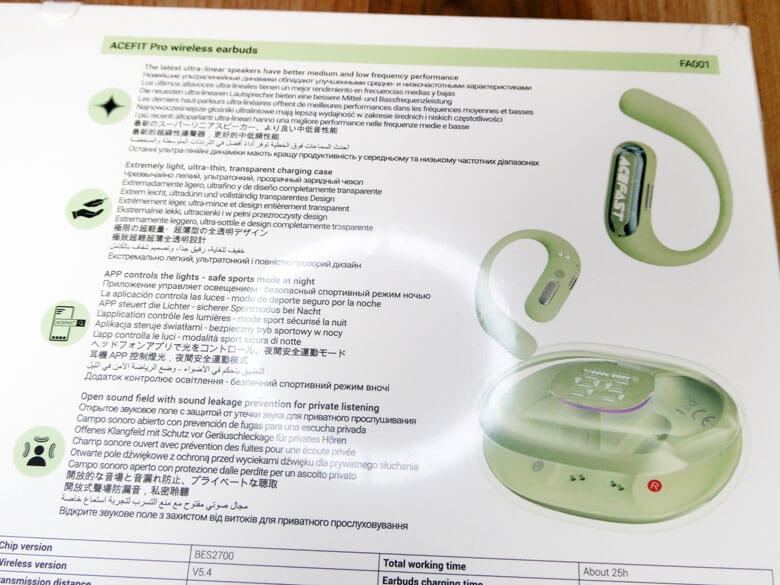 【PRレビュー】ACEFAST ACEFIT Pro オープンイヤー イヤホン