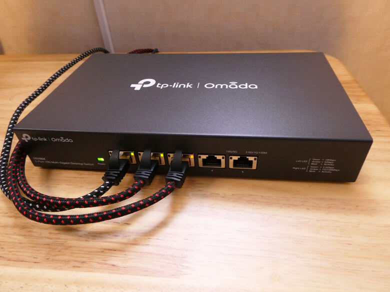 【PRレビュー】TP-Link DS105X | Omada 5ポート 10G スイッチ