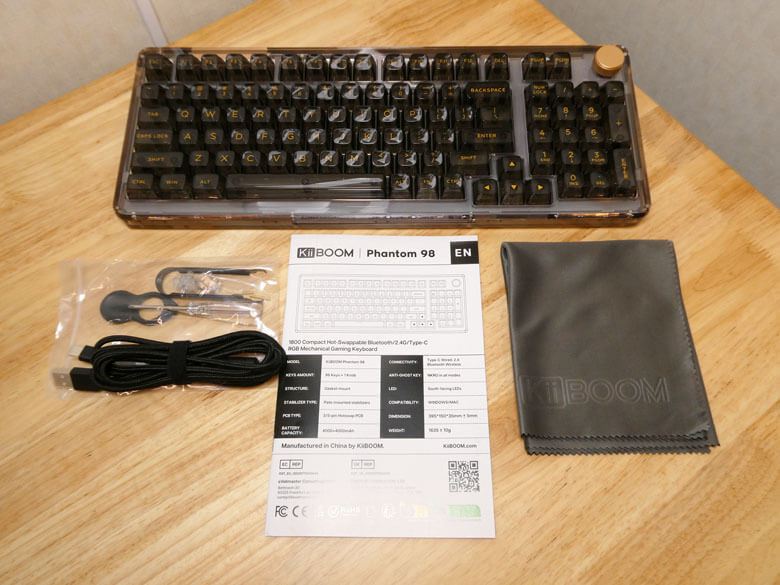 【PRレビュー】KiiBOOM Phantom 98 メカニカルキーボード