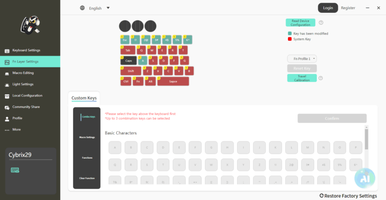 【PRレビュー】KiiBOOM Cybrix 29 ゲーミングキーボード
