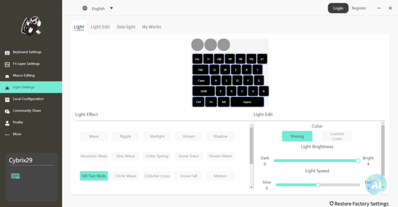 【PRレビュー】KiiBOOM Cybrix 29 ゲーミングキーボード