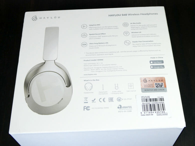 【PRレビュー】HAYLOU S40 ワイヤレスヘッドホン