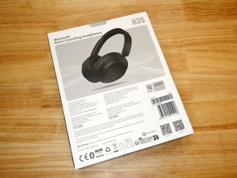 【PRレビュー】QCY H3S ワイヤレスヘッドホン