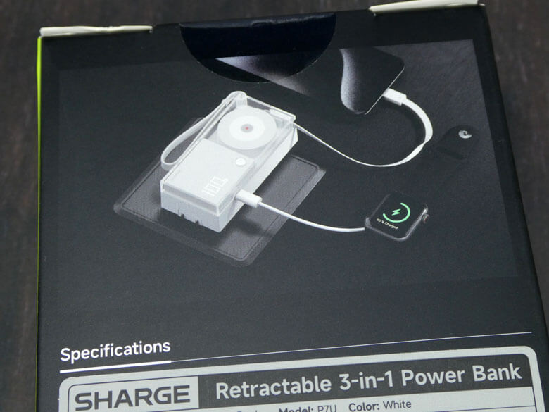 【PRレビュー】SHARGE 格納式 3-in-1 モバイルバッテリー