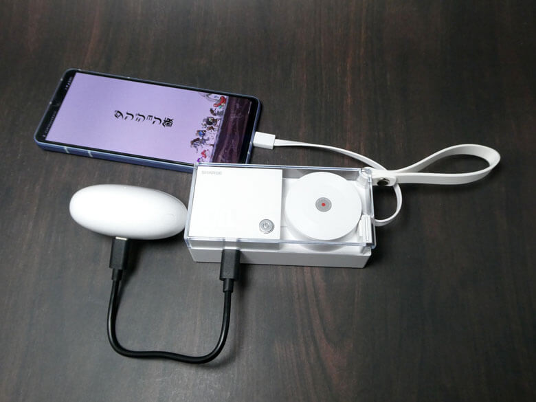 【PRレビュー】SHARGE 格納式 3-in-1 モバイルバッテリー