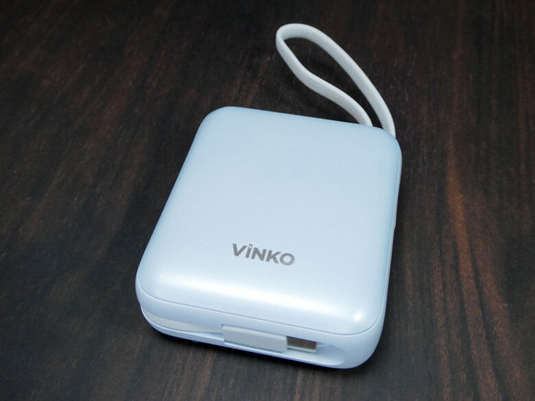 【PRレビュー】VINKO 小型モバイルバッテリー 10000mAh