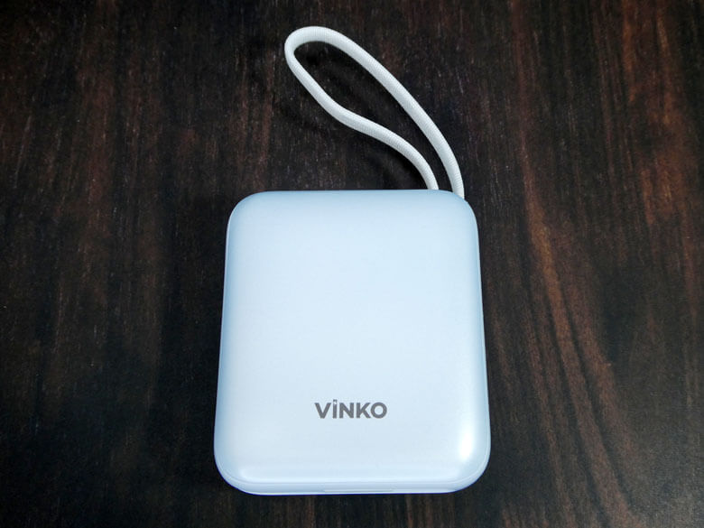 【PRレビュー】VINKO 小型モバイルバッテリー 10000mAh