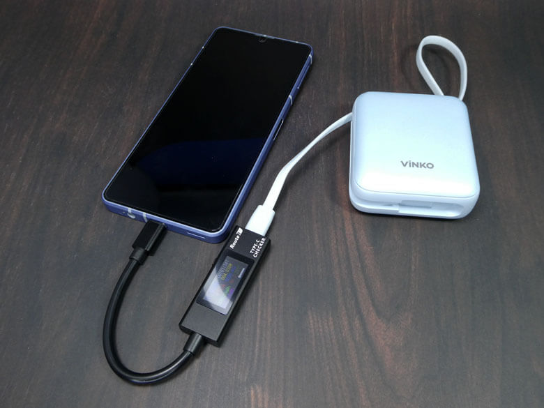 【PRレビュー】VINKO 小型モバイルバッテリー 10000mAh