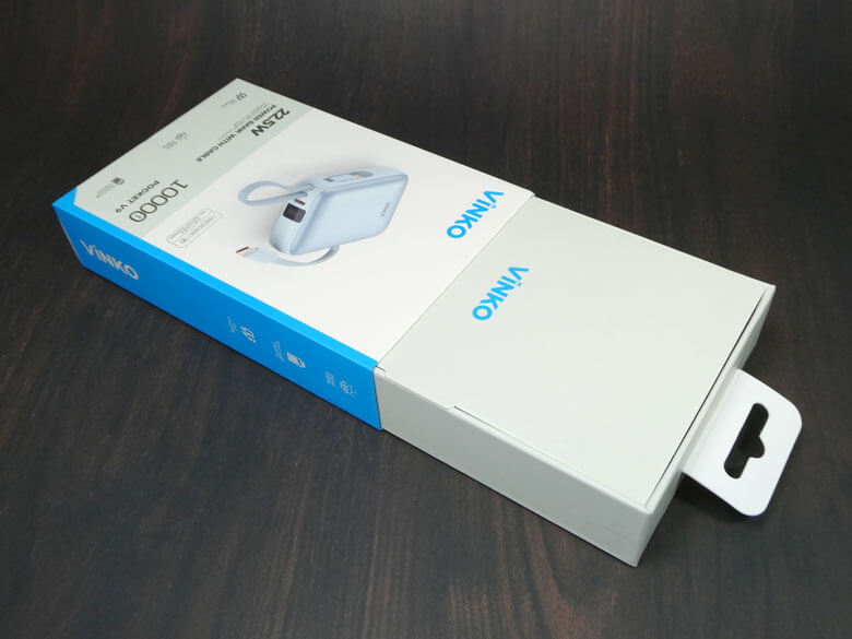 【PRレビュー】VINKO 小型モバイルバッテリー 10000mAh