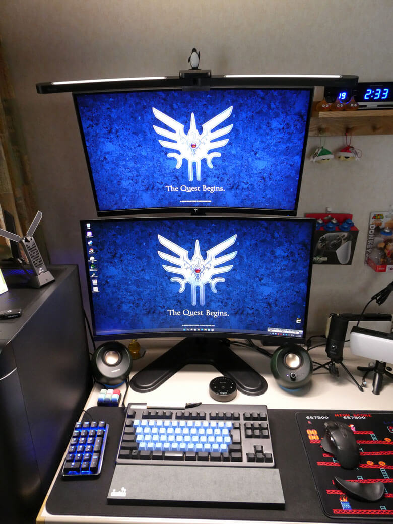 【PRレビュー】Quntis Curved Plus モニターライト 曲面モニター用