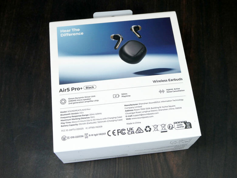 【PRレビュー】SOUNDPEATS Air5 Pro+ ワイヤレスイヤホン