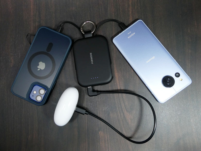 【PRレビュー】RORRY モバイルバッテリー T1-5000