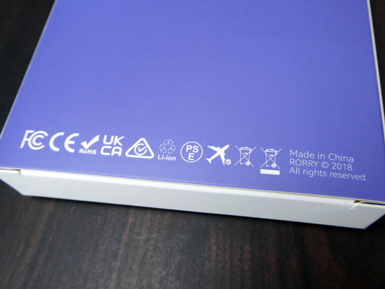 【PRレビュー】RORRY モバイルバッテリー T1-5000