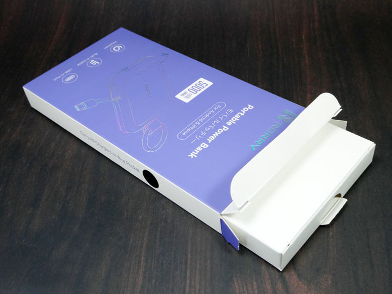 【PRレビュー】RORRY モバイルバッテリー T1-5000