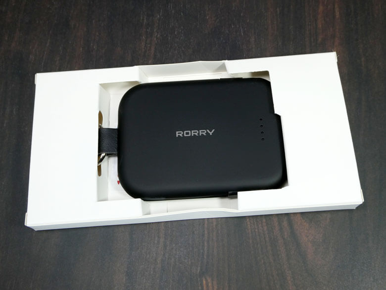 【PRレビュー】RORRY モバイルバッテリー T1-5000