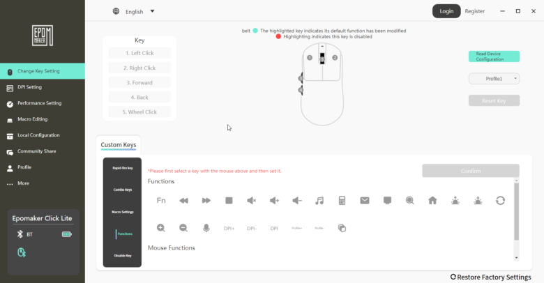 【PRレビュー】EPOMAKER Click Lite Mouse ゲーミングマウス