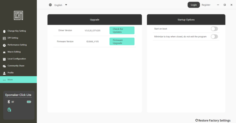 【PRレビュー】EPOMAKER Click Lite Mouse ゲーミングマウス