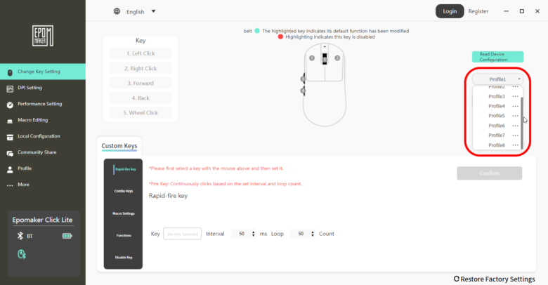 【PRレビュー】EPOMAKER Click Lite Mouse ゲーミングマウス