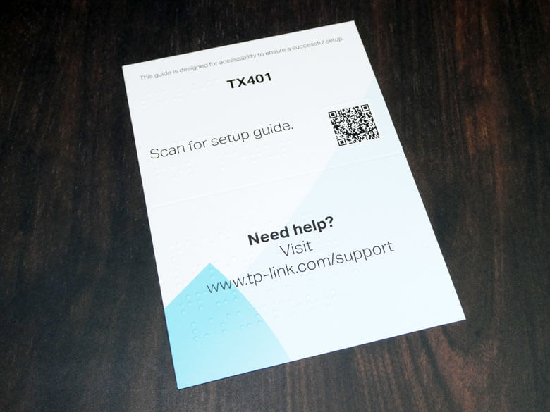 【PRレビュー】TP-Link TX401