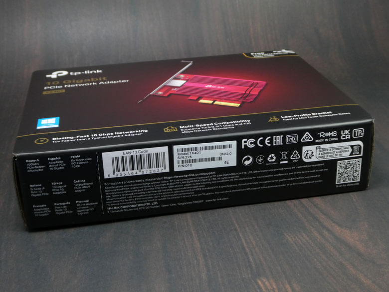 【PRレビュー】TP-Link TX401