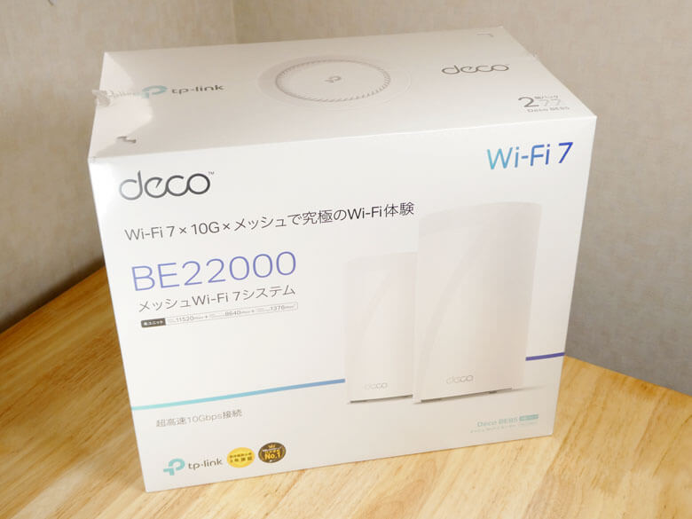 【PRレビュー】TP-Link Deco BE85