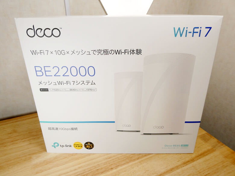 【PRレビュー】TP-Link Deco BE85