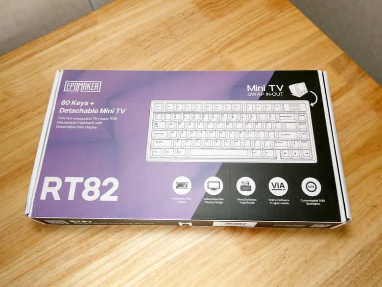 【PRレビュー】EPOMAKER RT82 メカニカルキーボード
