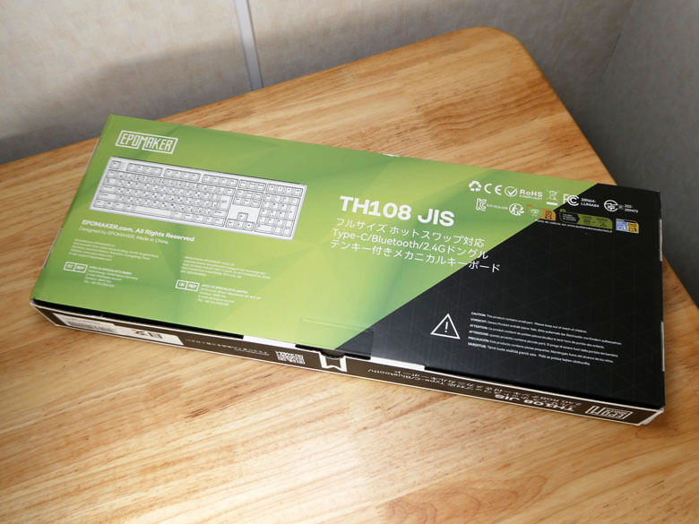 【PRレビュー】EPOMAKER TH108 JIS メカニカルキーボード