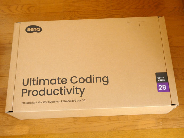 【PRレビュー】BenQ RD280U｜28.2インチ 4K+ プログラミングモニター