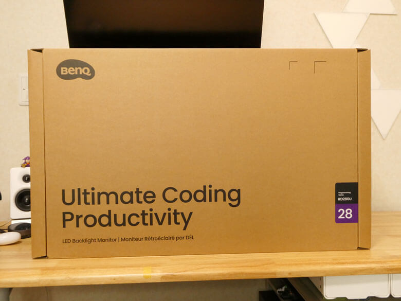【PRレビュー】BenQ RD280U｜28.2インチ 4K+ プログラミングモニター