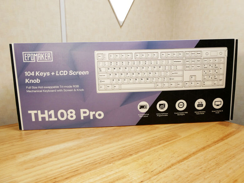 【PRレビュー】EPOMAKER TH108 PRO メカニカルキーボード