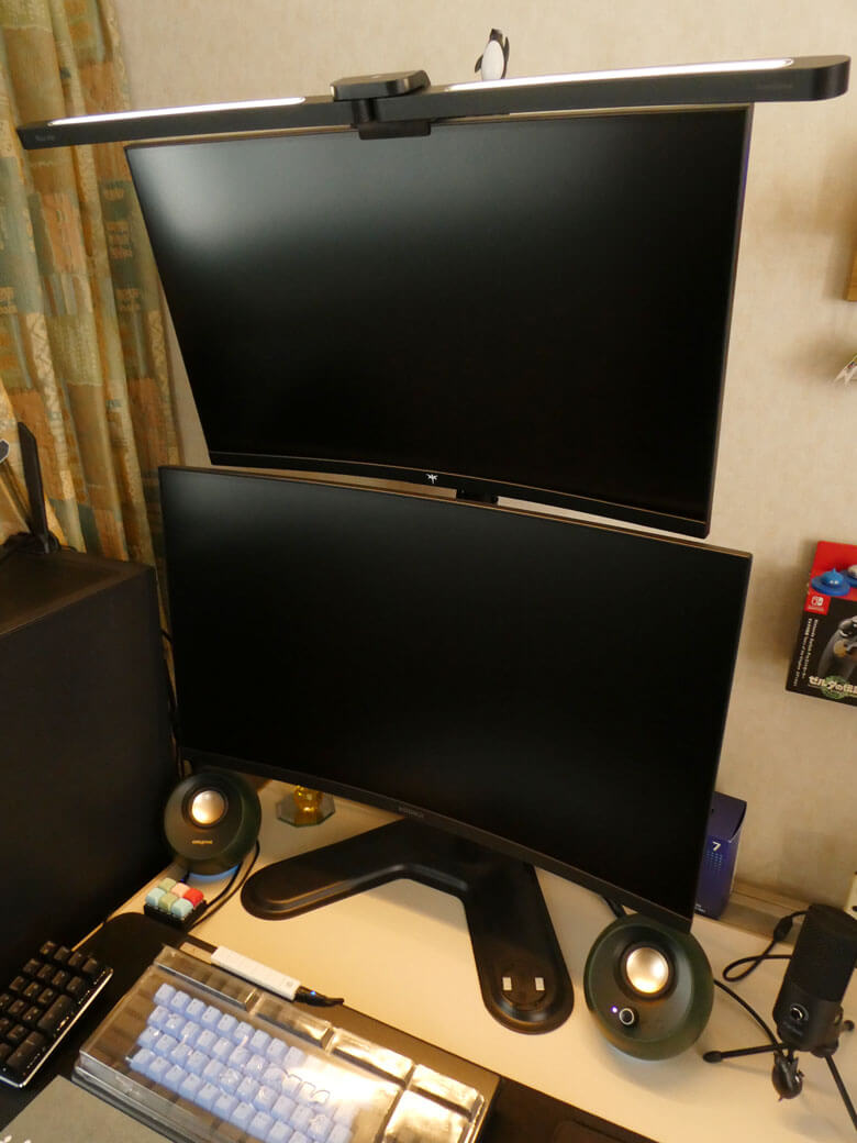 【PRレビュー】Quntis Curved Plus モニターライト 曲面モニター用