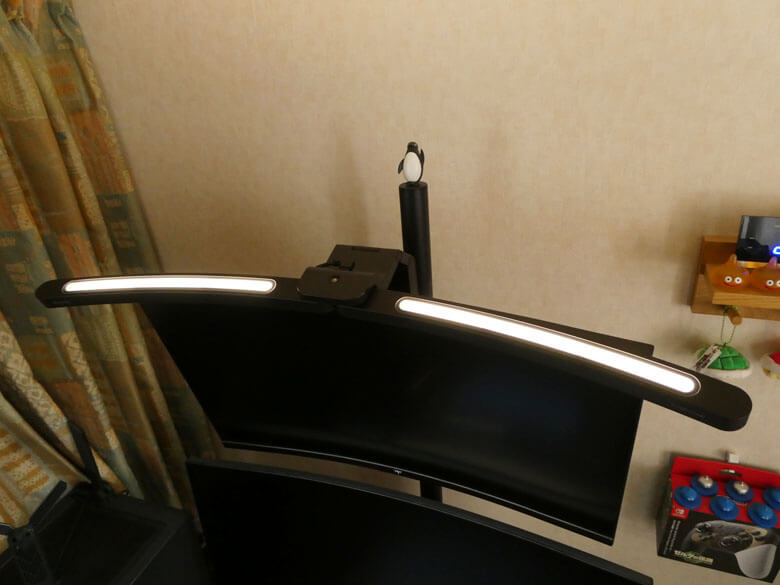 【PRレビュー】Quntis Curved Plus モニターライト 曲面モニター用