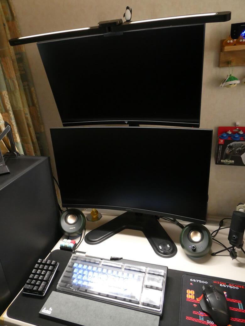 【PRレビュー】Quntis Curved Plus モニターライト 曲面モニター用