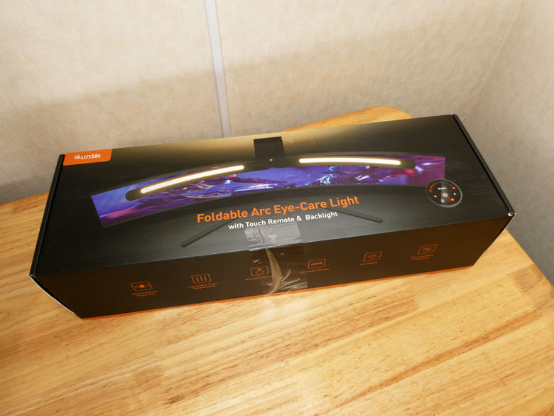 【PRレビュー】Quntis Curved Plus モニターライト 曲面モニター用