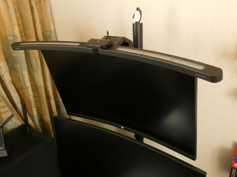 【PRレビュー】Quntis Curved Plus モニターライト 曲面モニター用